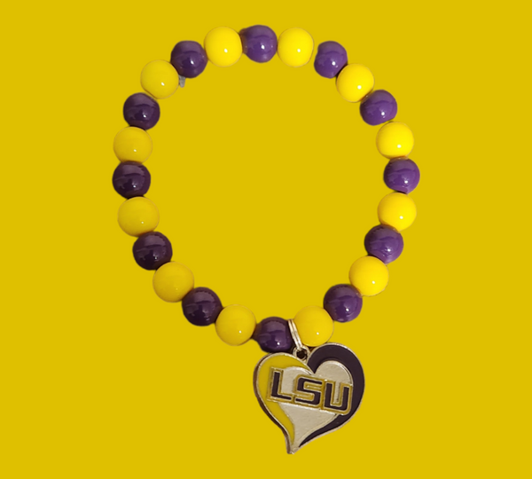 LSU Spirit Bracelet